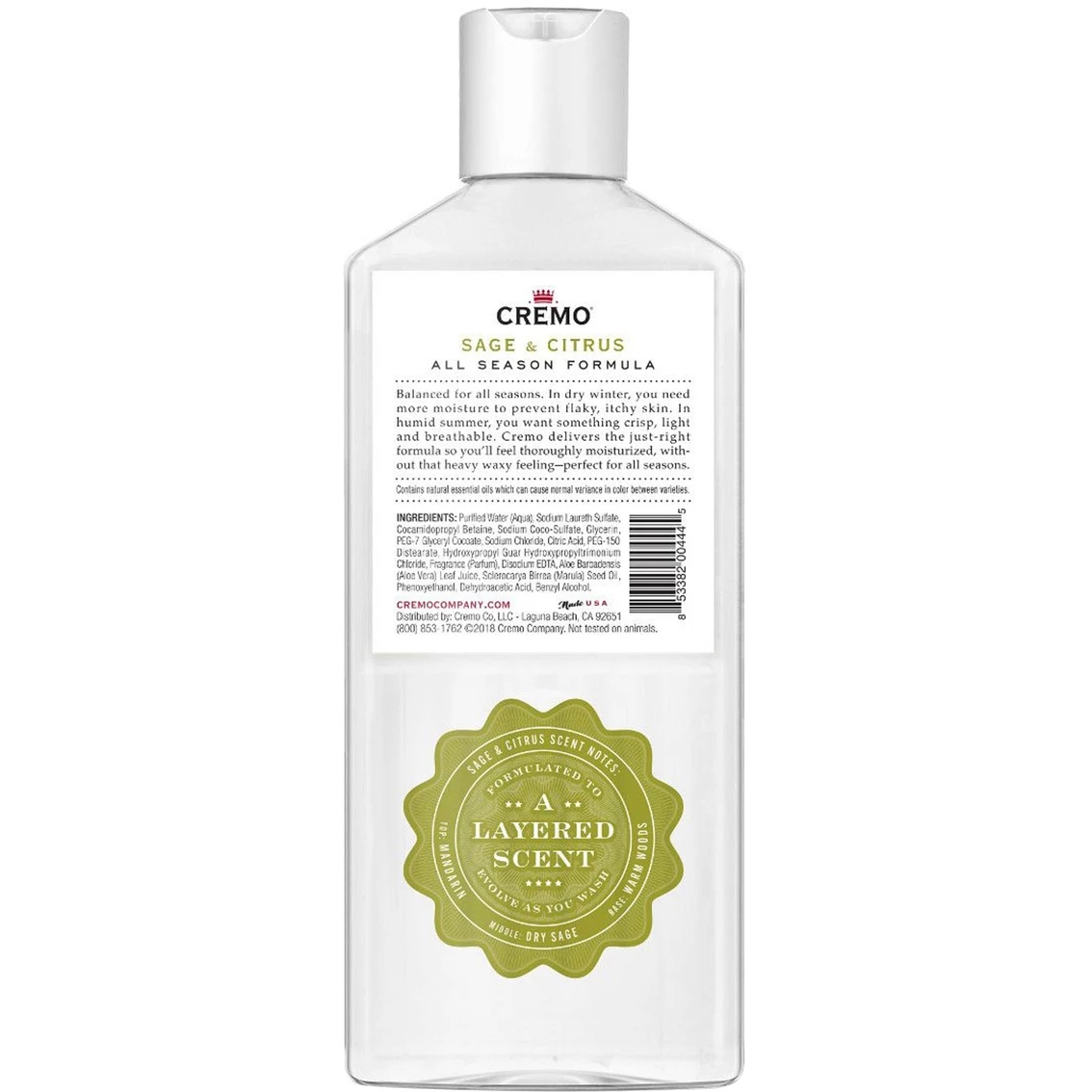 Best reviews of 🎉 Cremo Sage And Citrus Body Wash 16 Oz. 😀 2 Best reviews of 🎉 Cremo Sage And Citrus Body Wash 16 Oz. 😀 - Image 2