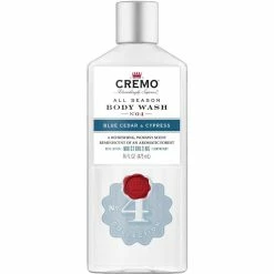 Outlet 🌟 Cremo Blue Cedar And Cypress Body Wash 16 Oz. 😀