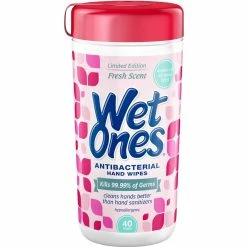 Discount ✨ Wet Ones Antibacterial Hand Wipes Fresh Scent Canister, 40 Ct. 😉