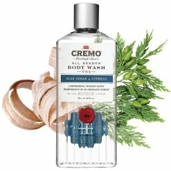 Outlet 🌟 Cremo Blue Cedar And Cypress Body Wash 16 Oz. 😀 -Body Bath Sales unnamed file 107