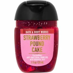 Flash Sale 😀 Bath & Body Works Strawberry Pound Cake PocketBac Hand Sanitizer 👏