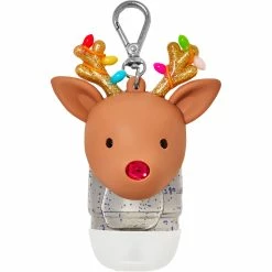 Best Sale 💯 Bath & Body Works Led Reindeer Antlers Pocketbac Clip Hand Sanitizer 🌟