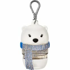 Cheap 😀 Bath & Body Works Blingy Polar Bear Pocketbac Clip Hand Sanitizer 😍
