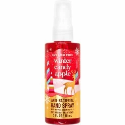 Best Sale 🥰 Bath & Body Works Winter 🍬 Candy Apple Hand Sanitizer Spray 3 Oz. 😉