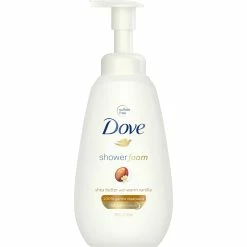 Best Pirce ⌛ Dove Shea Butter With Warm Vanilla Shower Foam 13.5 Oz. 💯