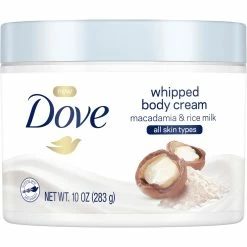 Best reviews of 💯 Dove Whipped Macadamia And Rice Milk Body Cream 10 Oz. 😉