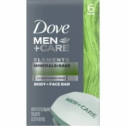 Buy 😍 Dove Men + Care Minerals + Sage Body And Face Bar 6 Pk. 😉