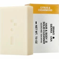 Buy 🎁 Bravo Sierra Citrus And Cedarwood Hair And Body Solid Cleanser 7 Oz. 🔔