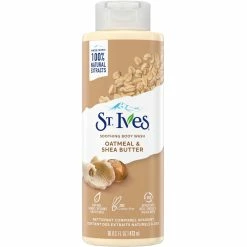 Promo 😀 St. Ives Oatmeal & Shea Butter Plant Based Natural Body Wash 16 Oz. 🧨
