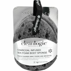Brand new 🎉 Cleanlogic Charcoal Infused Foam Sea Sponge 🛒