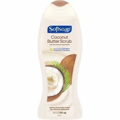 Budget 🌟 Softsoap Coconut Butter Exfoliating Body Wash Scrub 20 Oz. 🛒