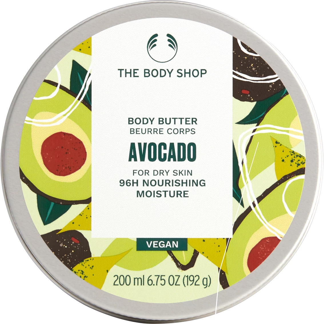 Brand new ⭐ The Body Shop Avocado Body Butter 6.75 Oz. ⭐ 1 Brand new ⭐ The Body Shop Avocado Body Butter 6.75 Oz. ⭐