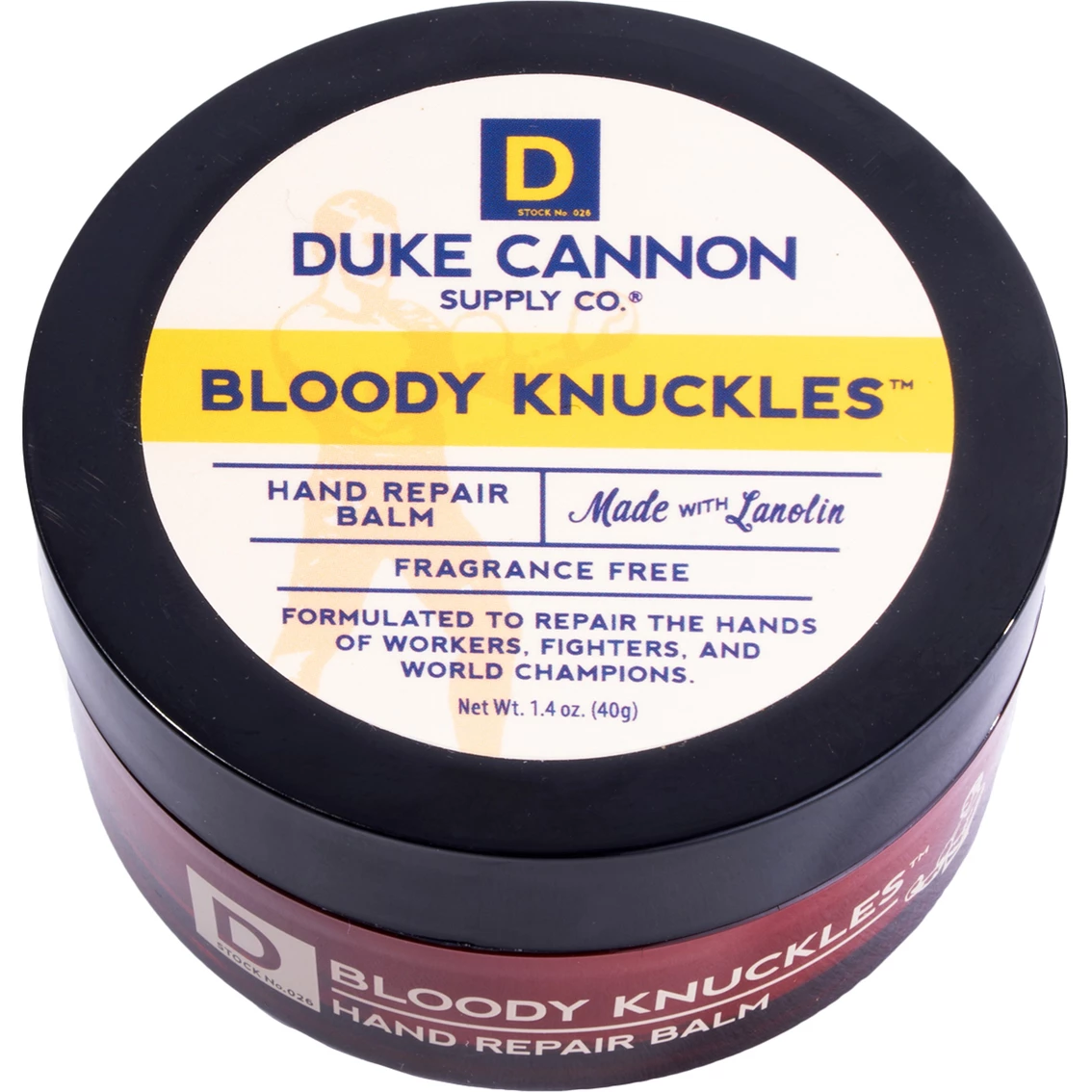 Buy ๐ Duke Cannon Bloody Knuckles Hand Repair Balm 1.4 Oz. ๐ 1 Buy ๐ Duke Cannon Bloody Knuckles Hand Repair Balm 1.4 Oz. ๐