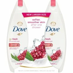 Promo 🎁 Dove Go Fresh Revive Body Wash, Pomegranate And Lemon Verbana 2 Pk. 🔔