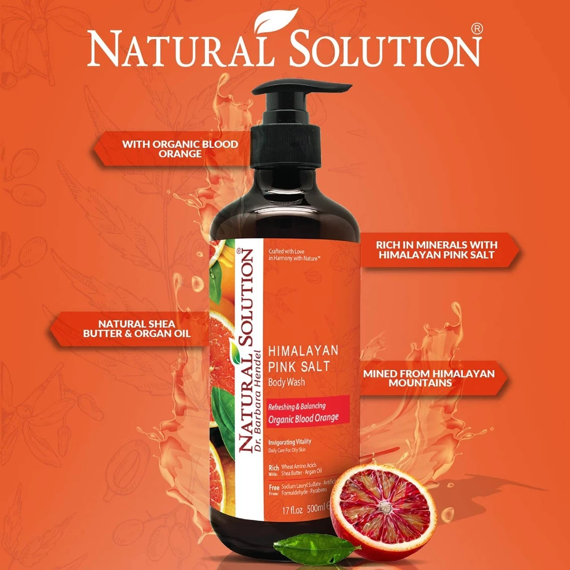 Flash Sale 🎁 Natural Solution Body Wash, Organic Blood Orange 3 Pk. 🤩 3 Flash Sale 🎁 Natural Solution Body Wash, Organic Blood Orange 3 Pk. 🤩 - Image 3