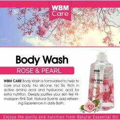 Outlet 🌟 WBM Care Body Wash, Rose & Pearl 3 Pk. 500ml Each ⭐ -Body Bath Sales unnamed file 266