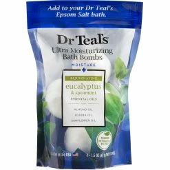 Outlet 🎁 Dr Teal's Eucalyptus And Spearmint Ultra Moisturizing Bath Bombs 😀