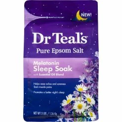 Top 10 👏 Dr Teal's Melatonin Sleep Pure Epsom Bath Salt 3 Lb. 💯