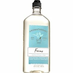 Budget 🎉 Bath & Body Works Aromatherapy Focus Eucalyptus And Tea Body Wash And Foam Bath 🌟