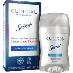 Best Pirce 🌟 Secret Clinical Strength Completely Clean Clear Gel Antiperspirant Deodorant ❤️