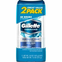 Outlet 🎉 Gillette Cool Wave Clear Gel Antiperspirant Deodorant 2 Pk. 😉