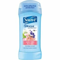 Cheapest 👍 Suave 24Hr Protection Sweet Pea And Violet Invisible Solid Antiperspirant/Deodorant 🥰