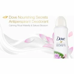 Coupon 🤩 Dove Nourishing Secrets Dry Spray Antiperspirant Waterlily And Sakura Blossom 🔔 -Body Bath Sales unnamed file 455