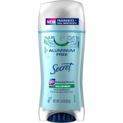 Best deal 🎁 Secret PH Balancing Minerals Real Cucumber Aluminum Free Deodorant ⭐