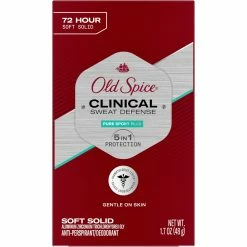 Discount ✔️ Old Spice Clinical Pure Sport Plus Antiperspirant And Deodorant 1.7 Oz. 👏