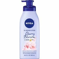Discount 🥰 Nivea Oil Infused Lotion Cherry Blossom 16.9 Oz. 🎁