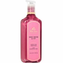 New 😀 Bath & Body Works White Barn Rosewater & Ivy Gel Soap 💯