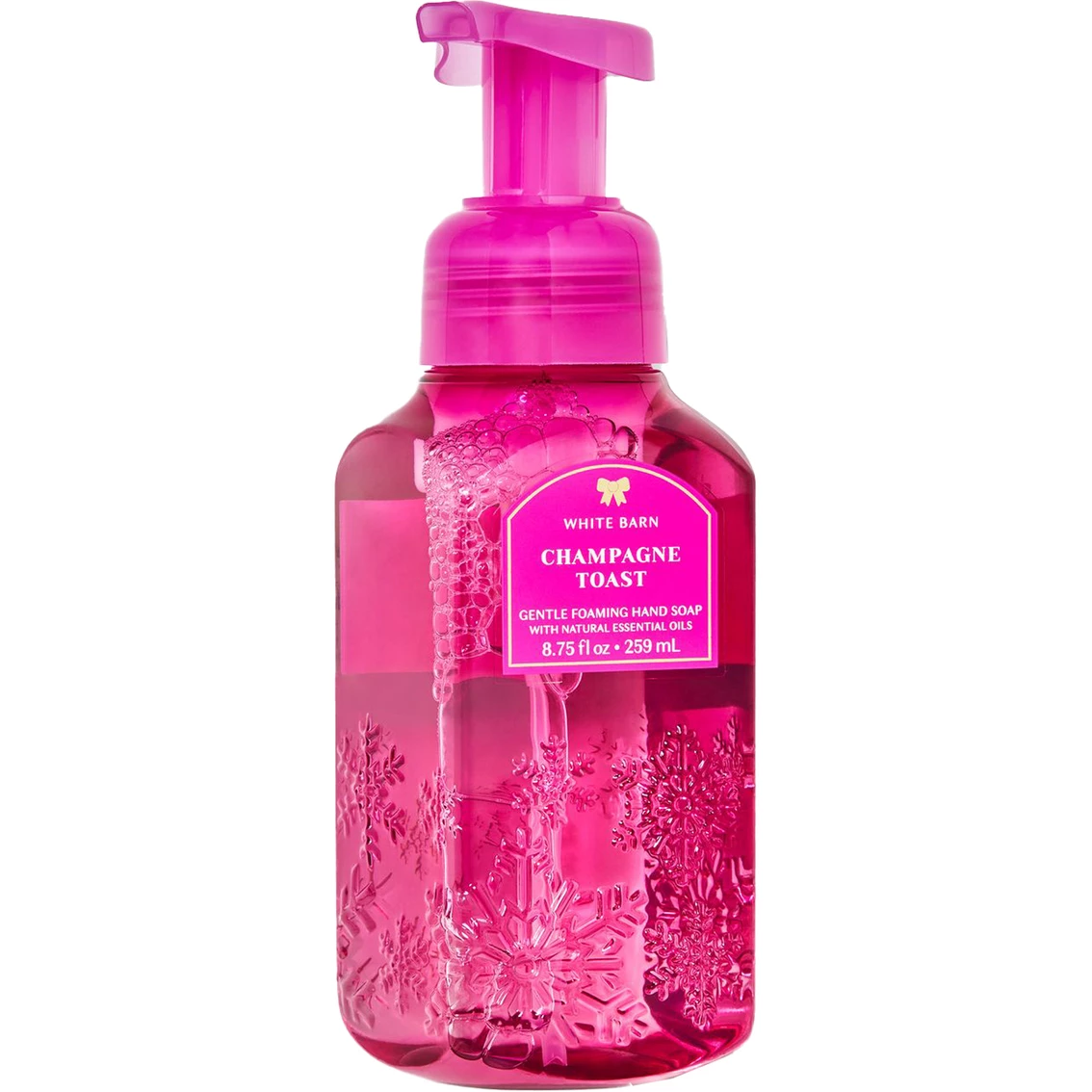 New 😍 Bath & Body Works Snowflake Tooled: Champagne Toast Foaming Soap 🛒 1 New 😍 Bath & Body Works Snowflake Tooled: Champagne Toast Foaming Soap 🛒