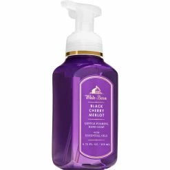 Outlet 😉 Bath & Body Works White Barn Color Black Cherry Merlot Foaming Soap 😉