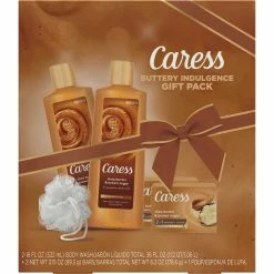 Cheap ๐ Caress Shea Butter And Brown Sugar Bar Soap And Exfoliating Body Wash Gift Set ๐ฅ