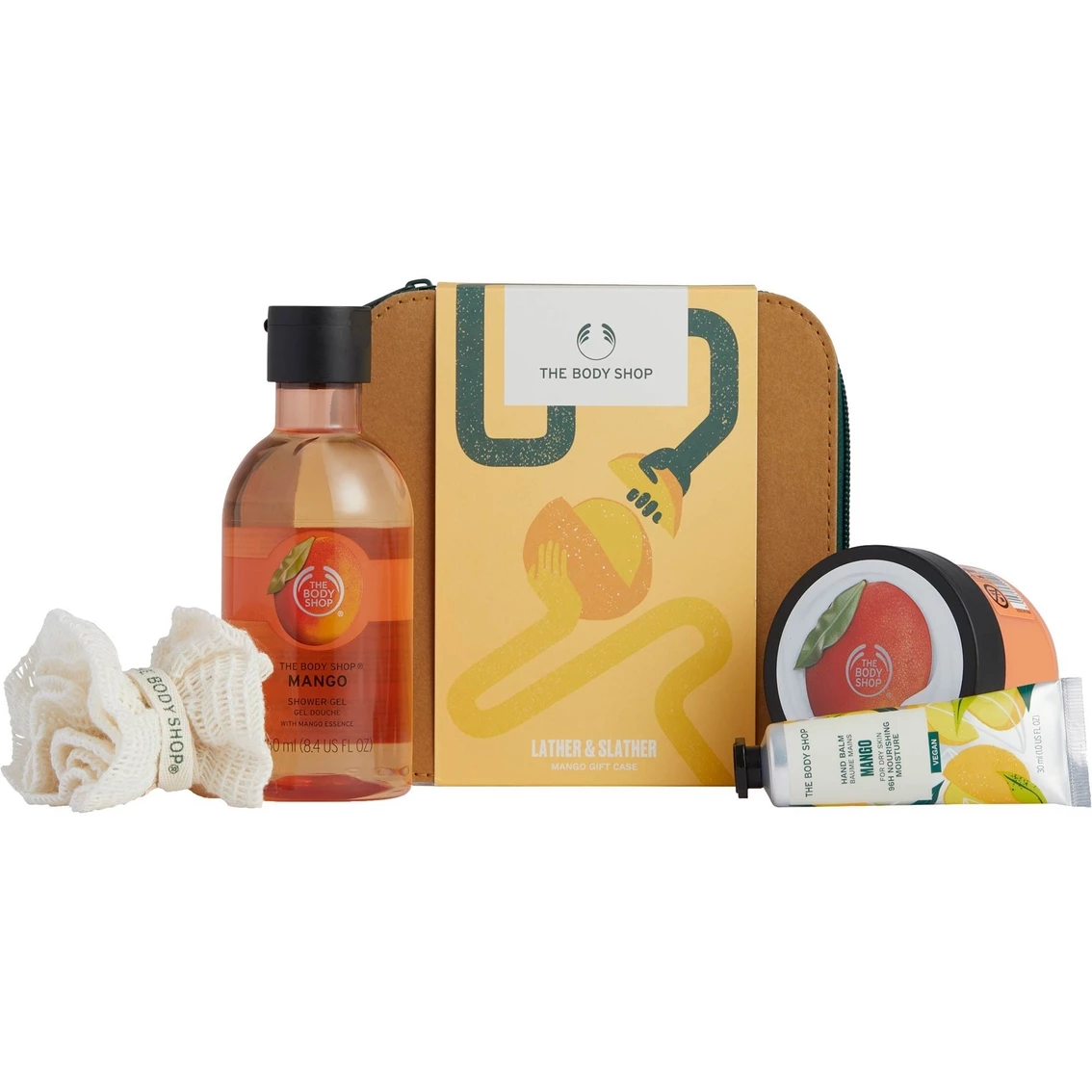 Hot Sale 😉 The Body Shop Lather & Slather Mango Gift Case 🎁 1 Hot Sale 😉 The Body Shop Lather & Slather Mango Gift Case 🎁