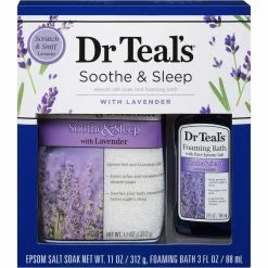 Cheapest ⌛ Dr Teal's Dr Teals Lavender Epsom Salt And Foaming Bath Oild 2 Pc. Gift Set 👏