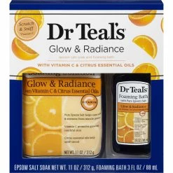 Coupon ⌛ Dr Teal's Vitamin C And Citrus Epsom Salt Soaking Solution And Bath 2 Pc. Gift Set 🧨