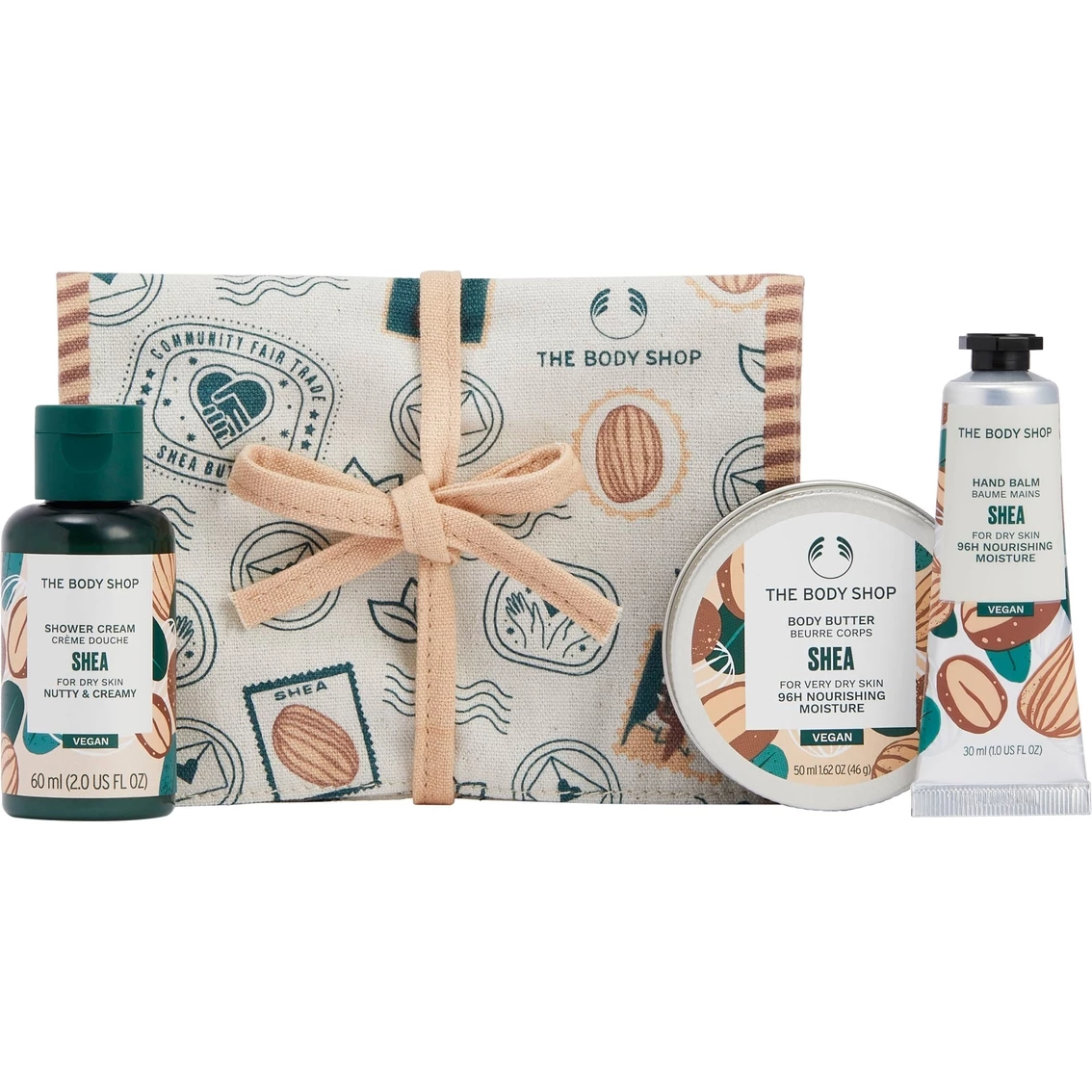 New 👍 The Body Shop Nutty And Nourishing Shea Mini 3 Pc. Gift Set 😍 1 New 👍 The Body Shop Nutty And Nourishing Shea Mini 3 Pc. Gift Set 😍